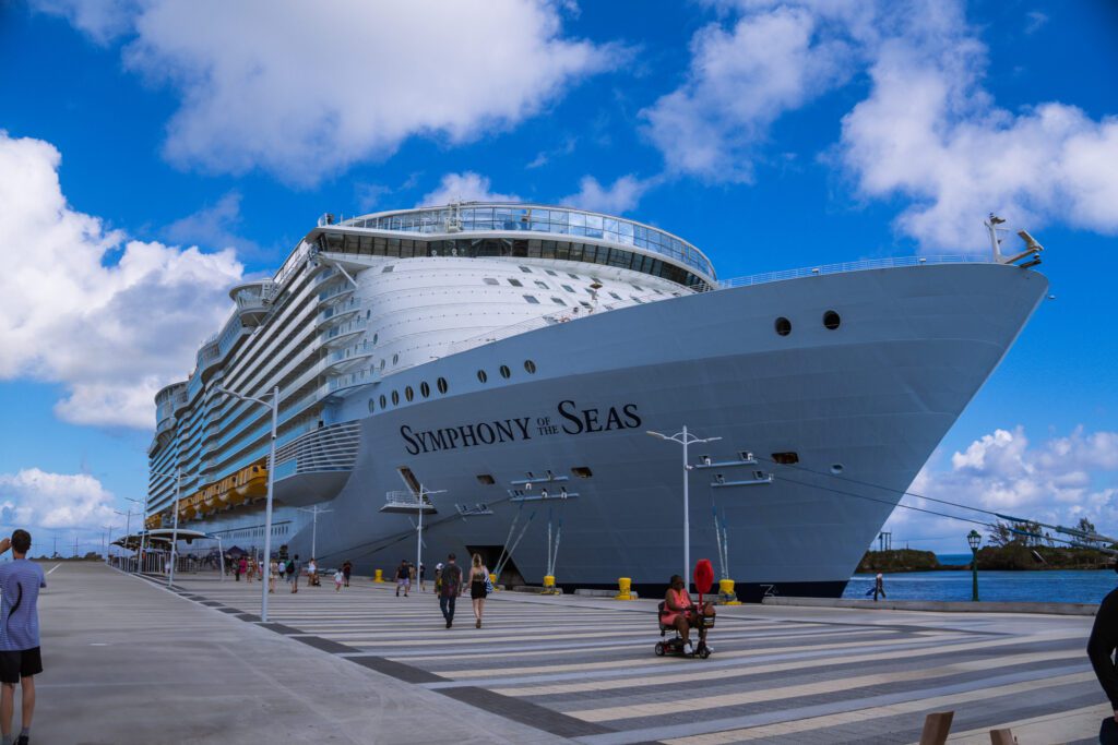 Symphony of the Seas docked in Nassau